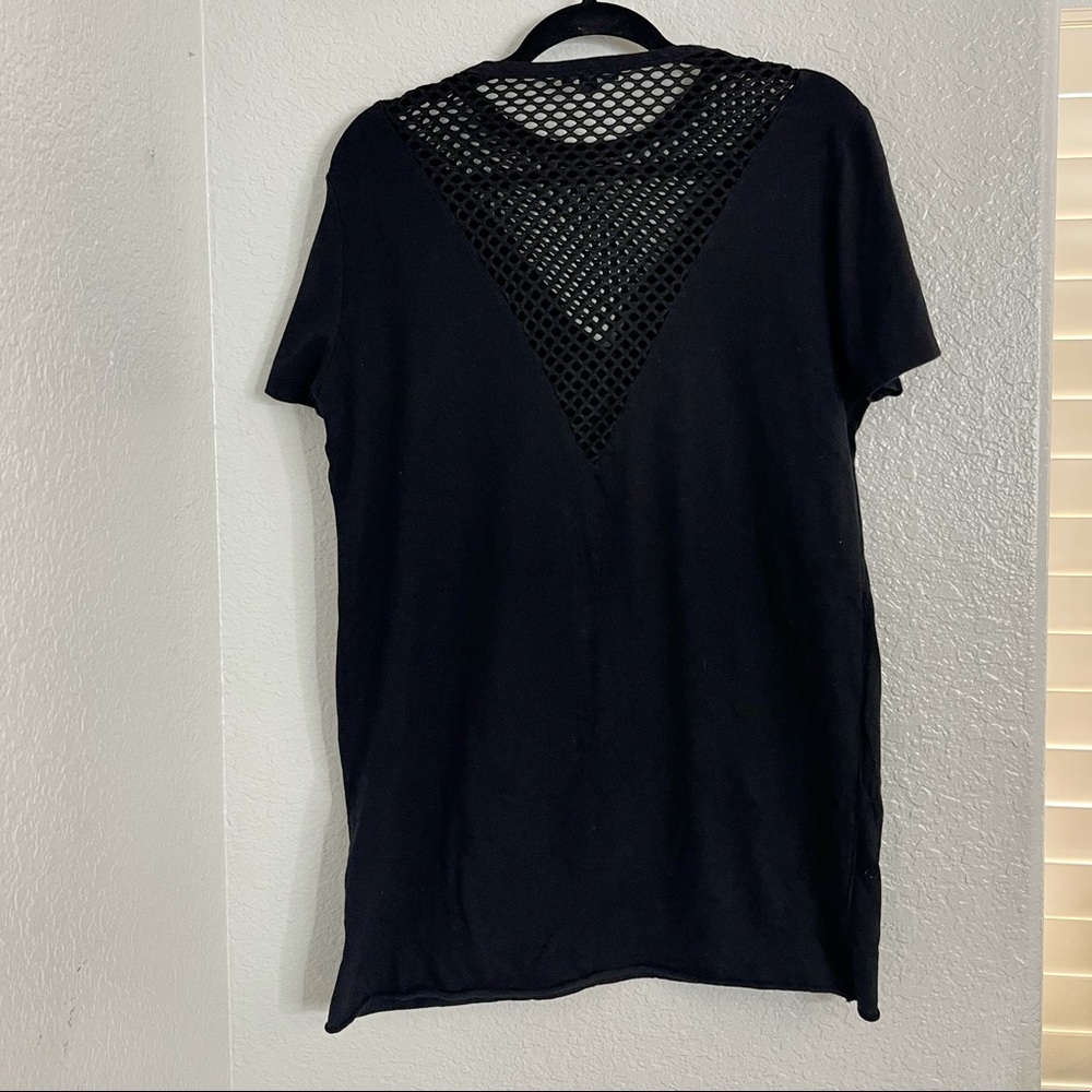 Black Fishnet Cover Up Dress